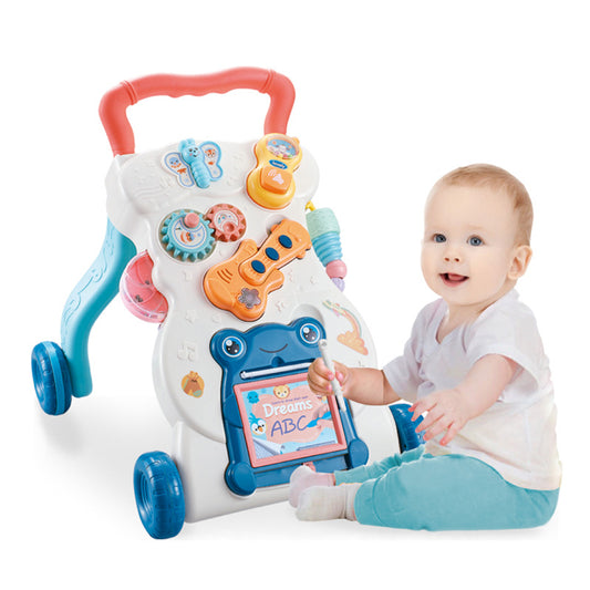 Children's Educational Toys Multi-functional Musical Walker Trolley Anti-rollover