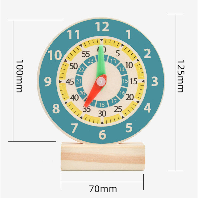 Children's Clock Teaching Aids Wooden Toys