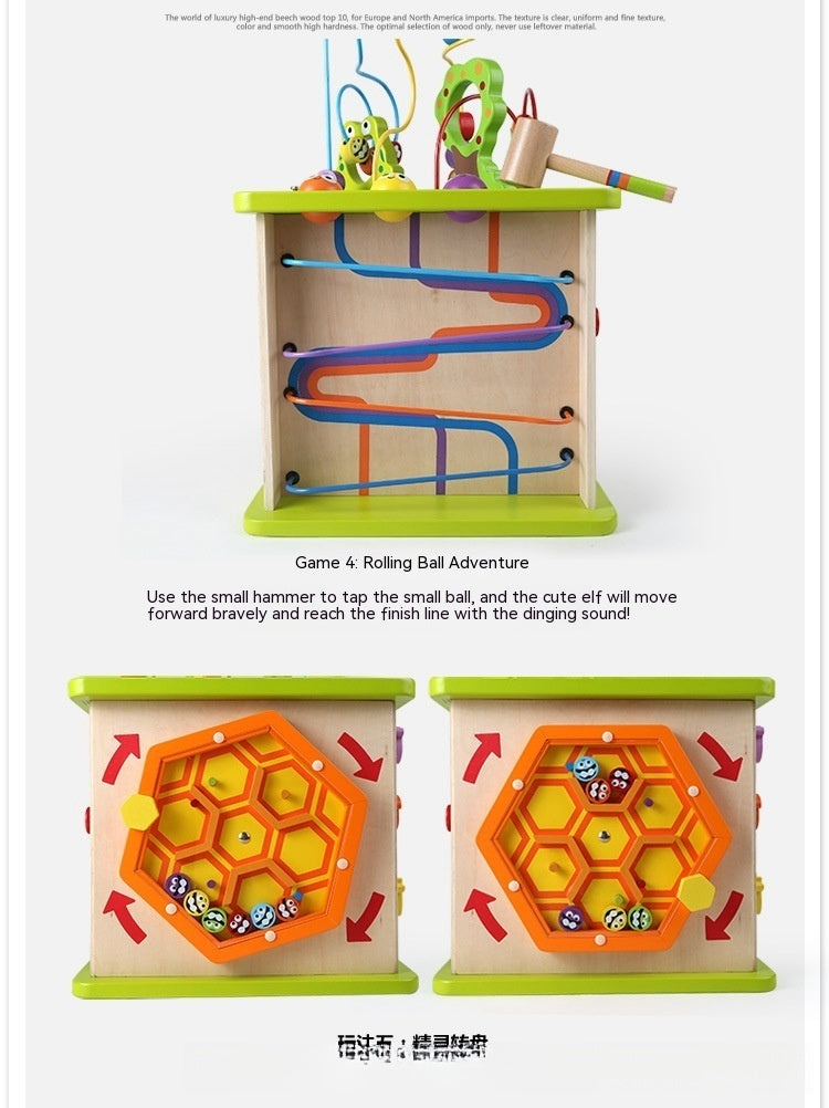 Happy Farm Game Box Bead-stringing Toy Treasure Chest