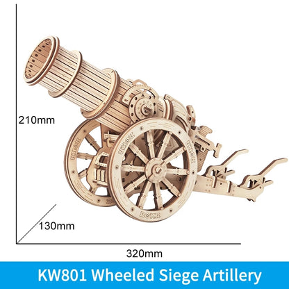 Robotime ROKR Siege Heavy Ballista 3D Wooden Puzzle War Game Assembly Toys Gifts for Children Boys Kids KW401 Dropshipping