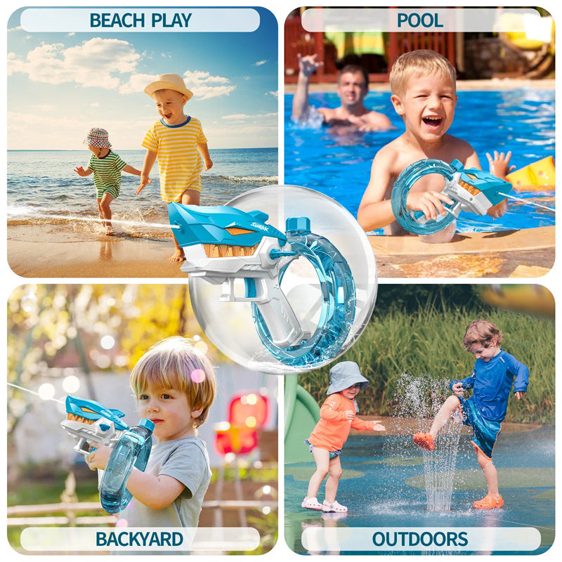 New Shark Electric Water Gun Toys Fully Automatic Toys