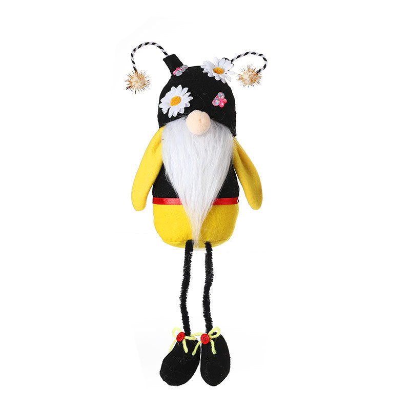 Bee Festival Flower Butterfly Long Legs Faceless Doll