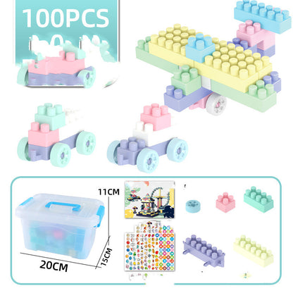 Plastic Building Blocks 1-3-6 Years Old Boys And Girls Children's Science And Education Toys