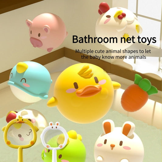 Children's Bathroom Play Toys Cute Cartoon Animal Ball Baby Bathing