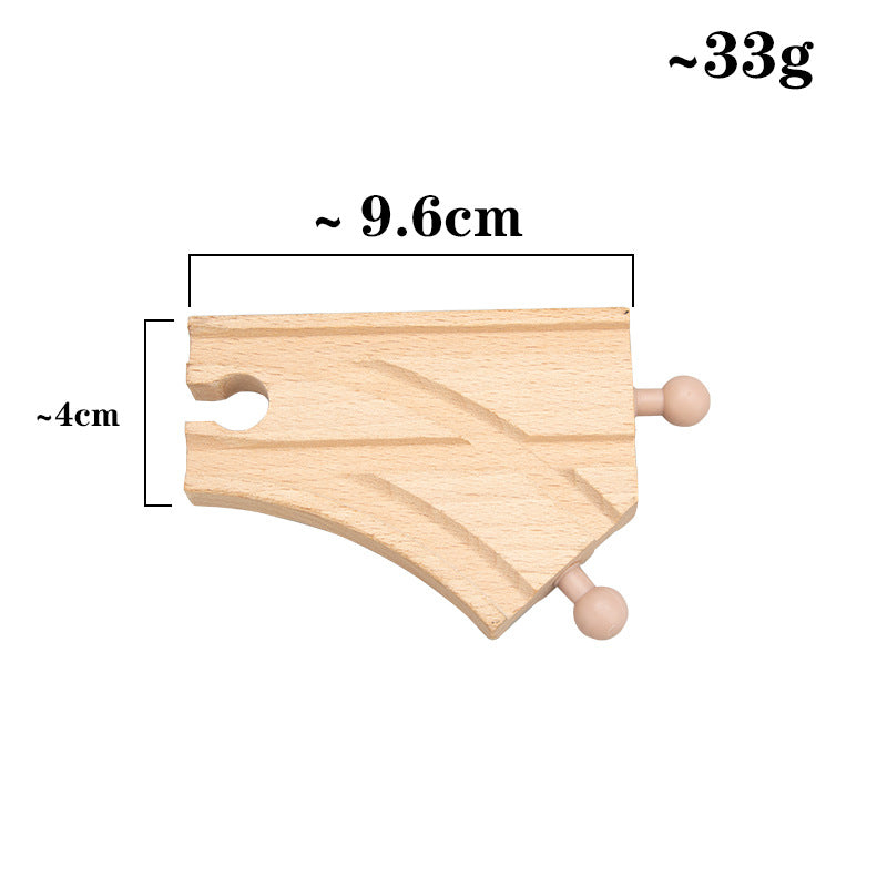 Beech Wood Track Train Toy Assembled