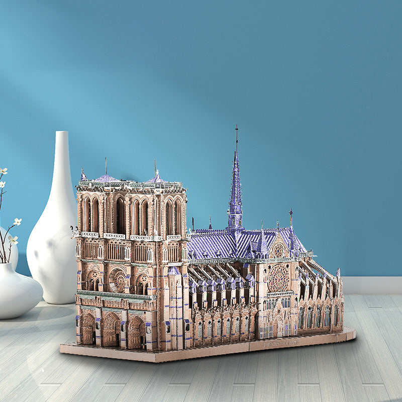 Notre Dame De Paris 3D Three-dimensional DIY Creative