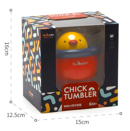 Little Cute Chicken Tumbler Music Bells Infants Educational Toys