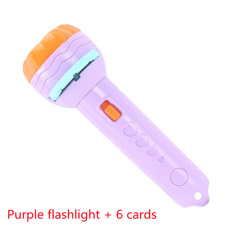 Cartoon Projection Flashlight 80 Patterns Creative Children Flashlight