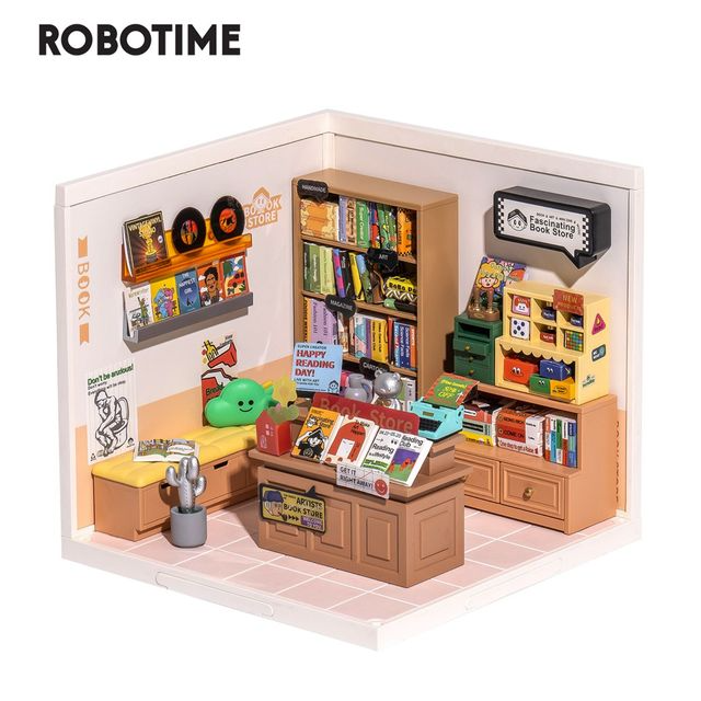 Robotime Rolife Super Creator Daily Plastic DIY Miniature House