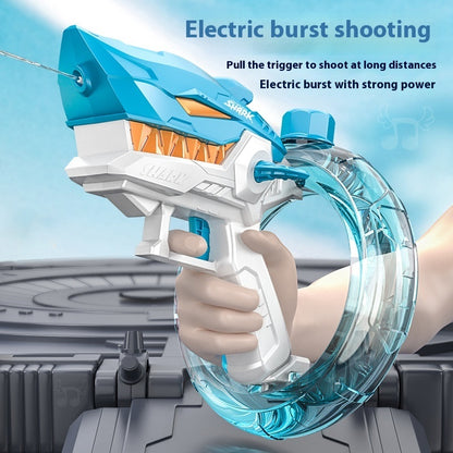 New Shark Electric Water Gun Toys Fully Automatic Toys