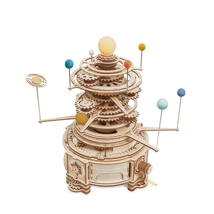 Robotime Rokr 316PCS Rotatable Mechanical Orrery DIY Wooden