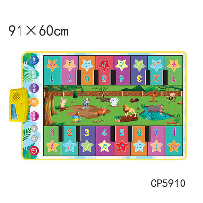 Children's Early Childhood Education Animal Piano Mat