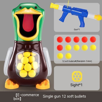 Interesting Soft Bullet Gun Score Target Duck Kids Shooting Toys