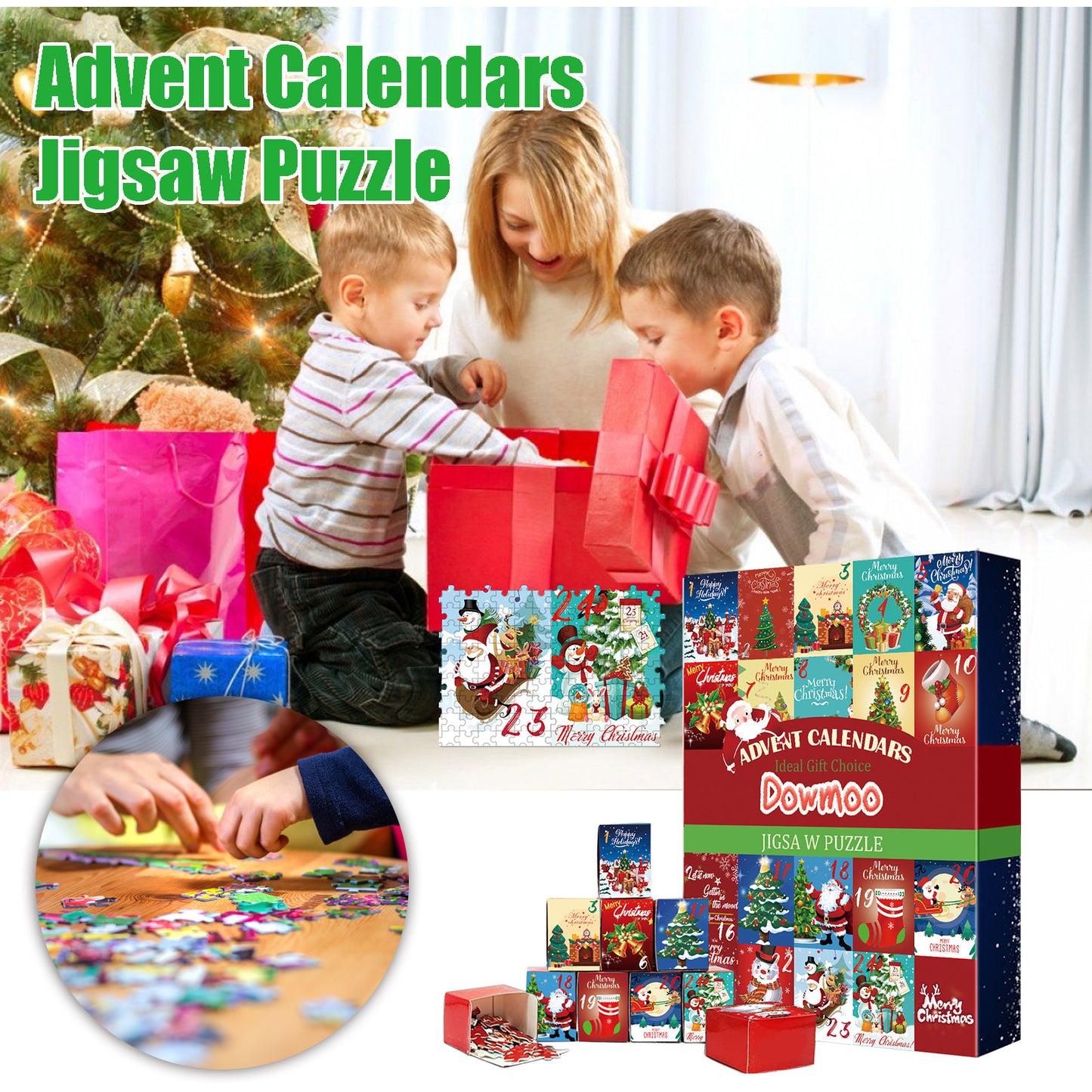 Creative Toys Christmas Calendar Puzzle Toys