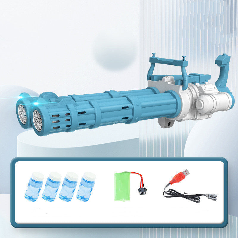 Super Big Double-Tube Bubble Gun Machine Outdoor Blowing Soap