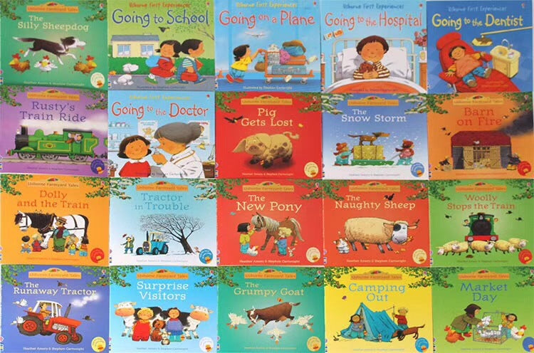 Usborne Children's English Picture Book Farm Story Book Series