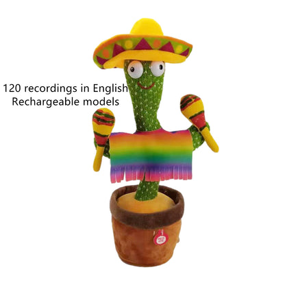 Cactus Plush Toy Electronic Shake Dancing Toy With The Song