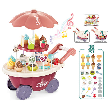 Children's Simulation Mini Candy Car Set Play House Toys