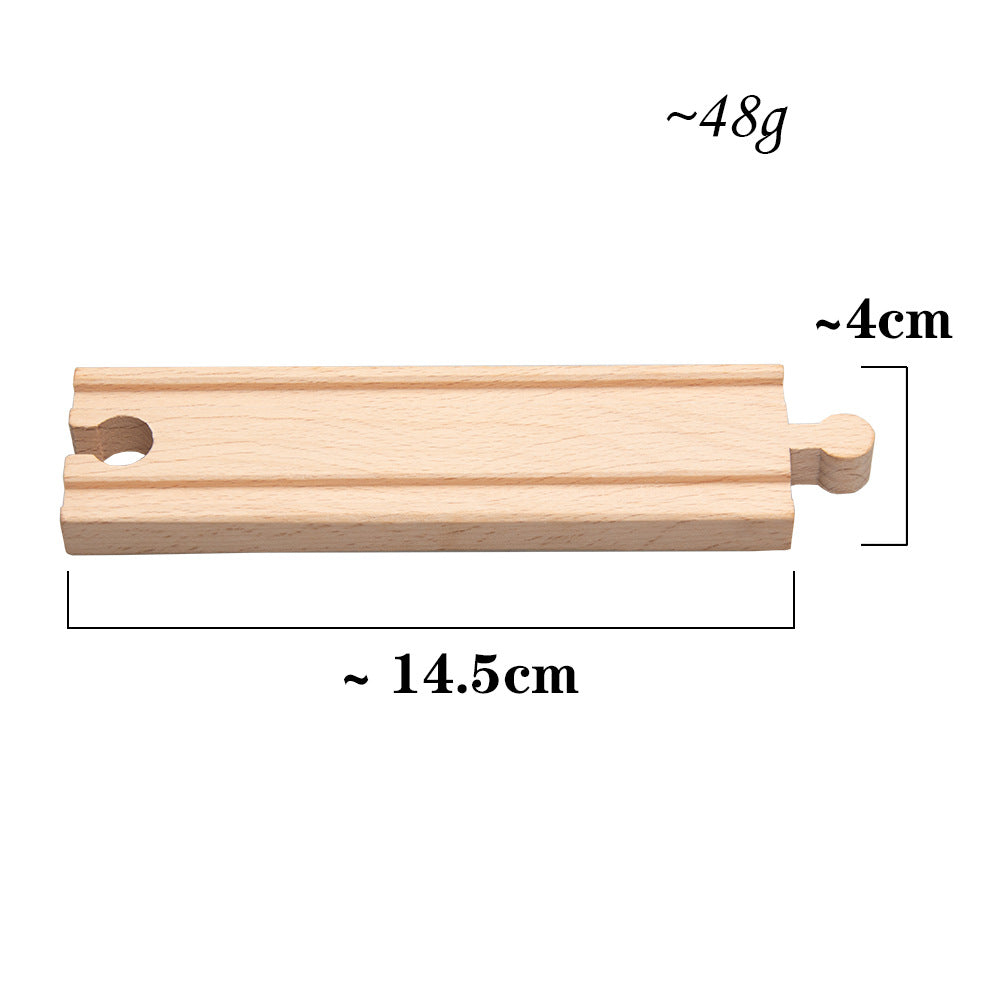 Beech Wood Track Train Toy Assembled