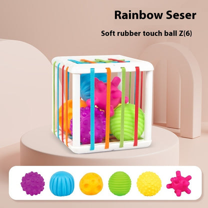 Rainbow Cecil Shape Color Cognitive Baby Early Education Toys