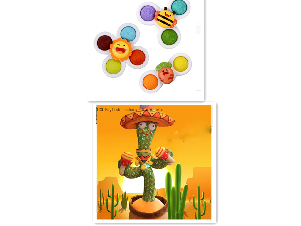 Kids Gyro Insect Sucker Spinner Rattle Bathroom Bath Toys