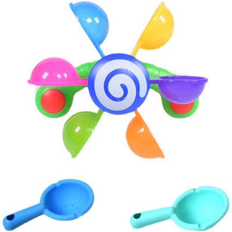 Children's Bathing, Turning, Windmill With Spoon, Baby Shower