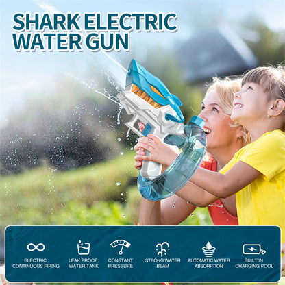 New Shark Electric Water Gun Toys Fully Automatic Toys