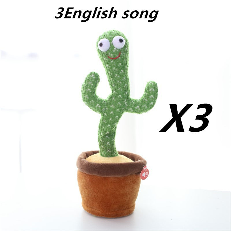 Cactus Plush Toy Electronic Shake Dancing Toy With The Song