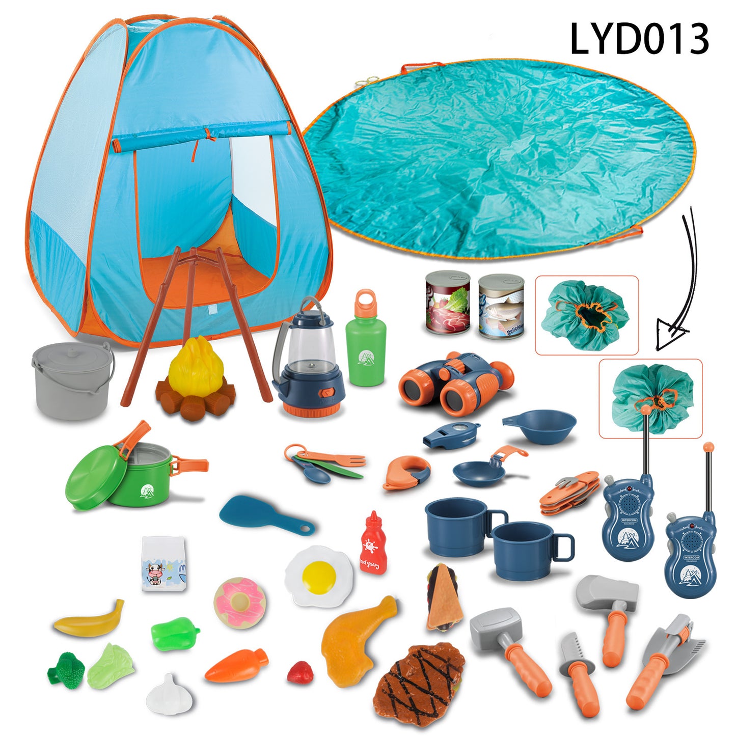 Children's Simulation Camping Tent Play House Toys Outdoor