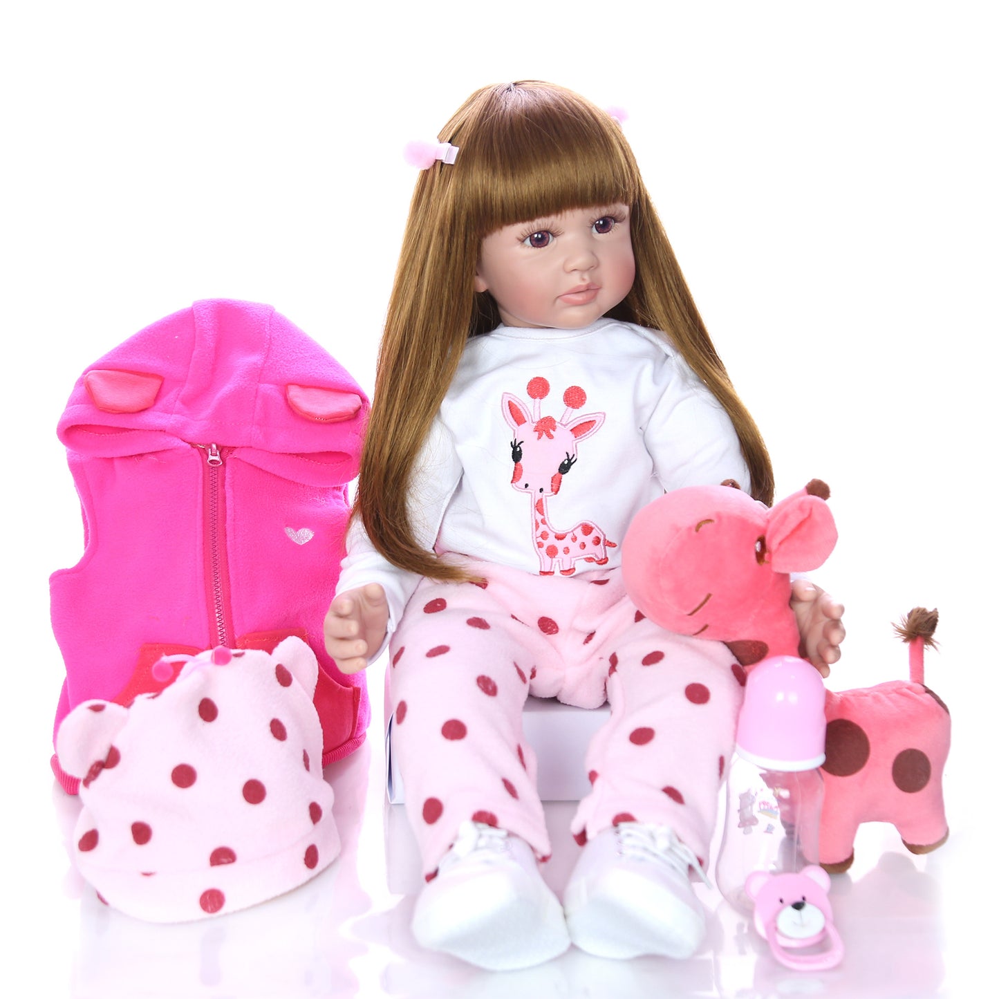 24 Inch Rebirth Doll Cloth Simulation Baby