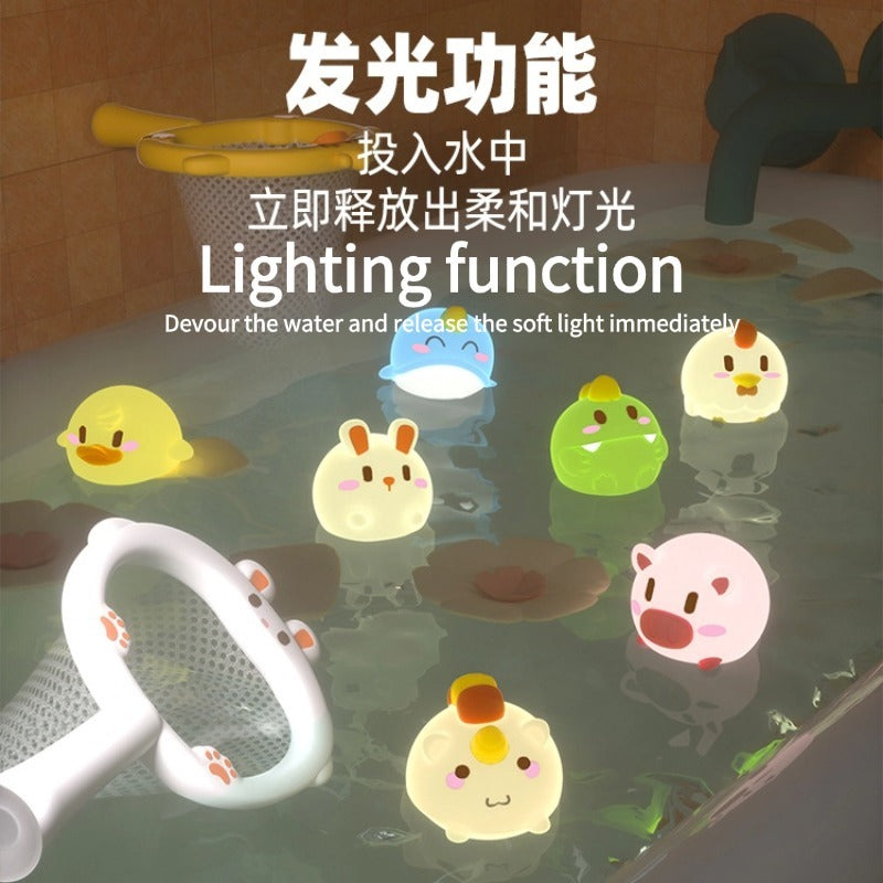 Children's Bathroom Play Toys Cute Cartoon Animal Ball Baby Bathing