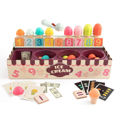 New Play House Ice Cream Math Kitchen Toys Imitating Role Play