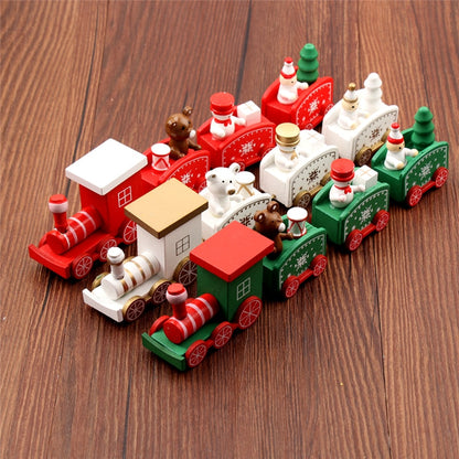 Mini Wood Train Toys