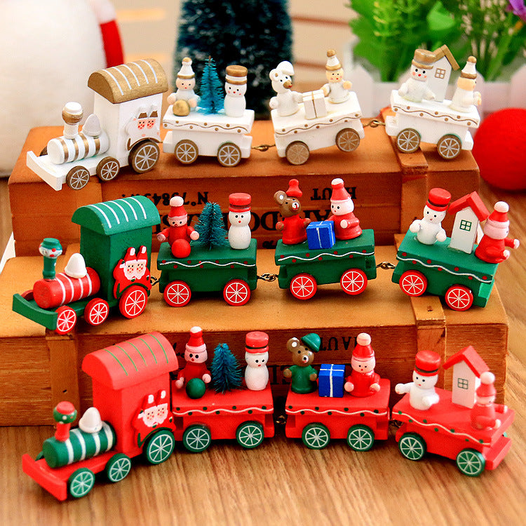 Mini Wood Train Toys