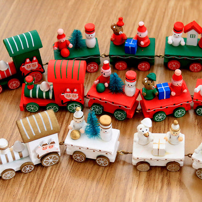 Mini Wood Train Toys