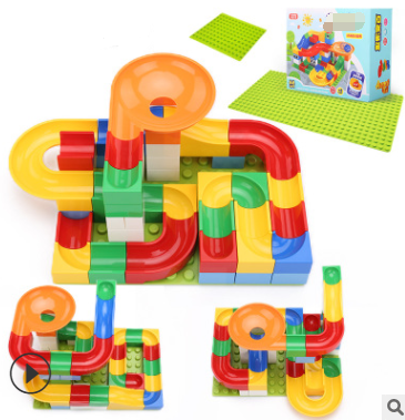 Children Large  Particles Assembled Slide Puzzle Blocks Toys 3-10 Years Old Boy Toy