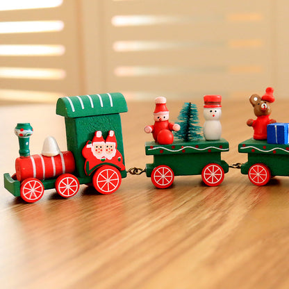 Mini Wood Train Toys