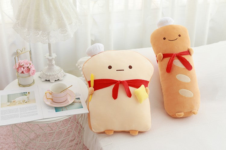 Bread Doll Long Strip Pillow Sofa Seat Backrest Girl Buwa