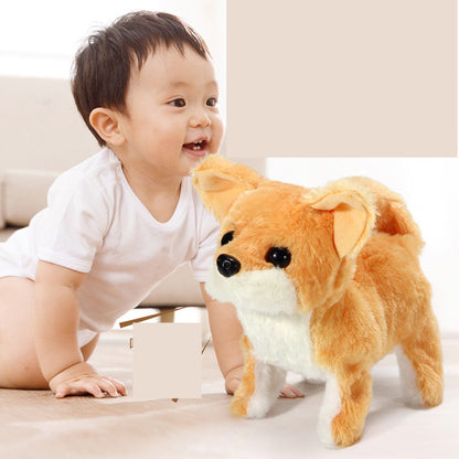 Children's Electric Animal Plush Toys Corgi Teddy Bunny