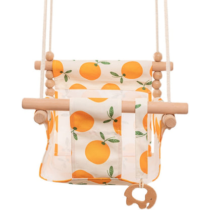 Cotton Canvas Baby Swing Chair Hanging Swing Indoor Outdoor