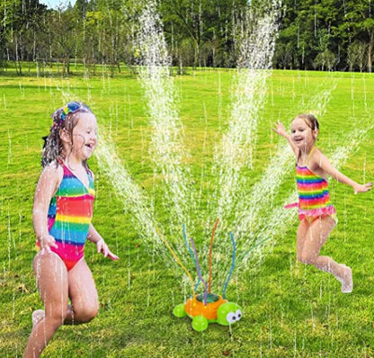 Cross Border Hot Sale Rotating Outdoor Sprinkler Turtle Sprinkler Toy