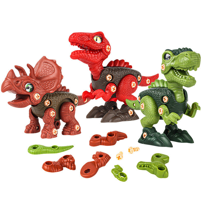 Dinosaur Toys Little Boy Children'S Puzzle Diy Assembled Toys