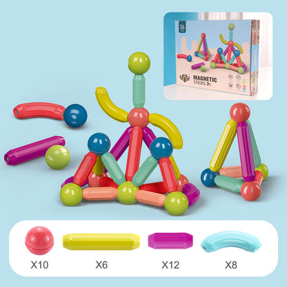 Big Size DIY Magnetic Construction Set Early Learning Constructor