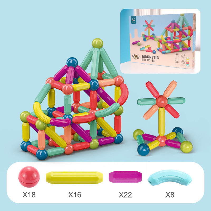 Big Size DIY Magnetic Construction Set Early Learning Constructor