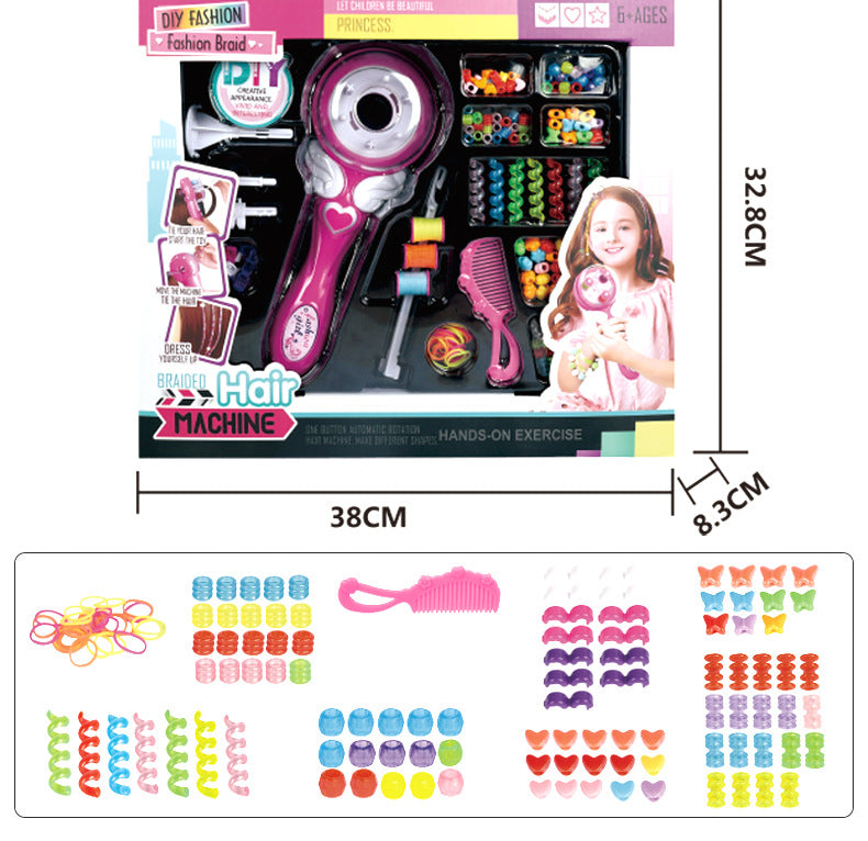 Girls Electric Automatic Hair Braid DIY Stylish Braiding Hairstyle Tool