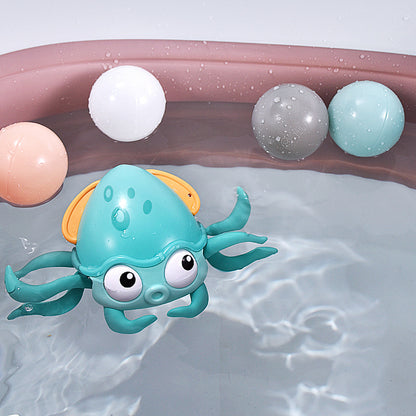 Summer Bathing Bath Toys Octopus Clockwork Swimming Playing Water