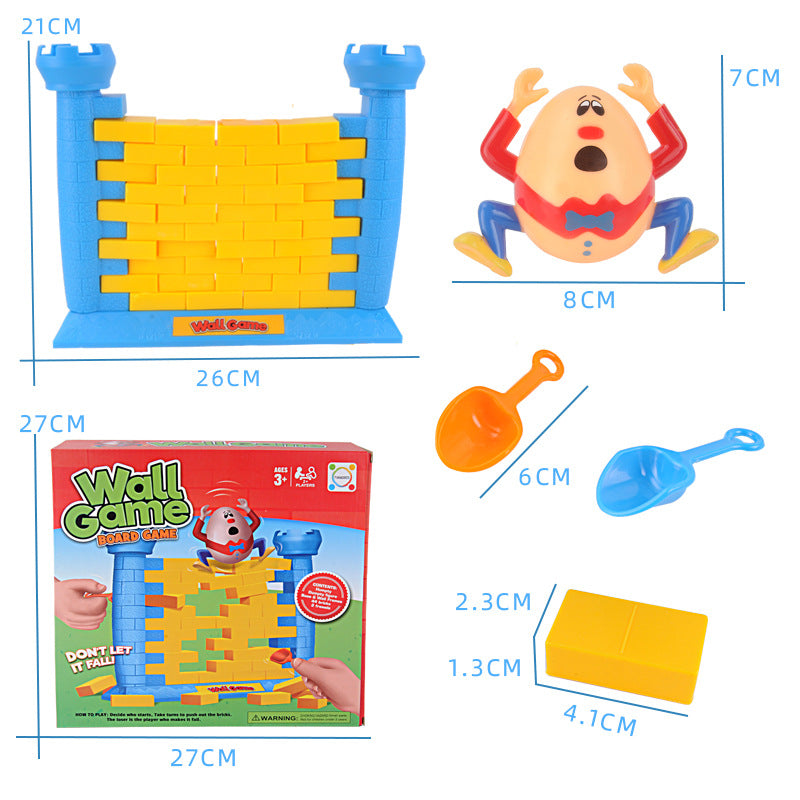 Humpty Dumpty The Wall Game Children Toy Colorful Demolishing