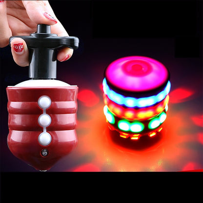 Colorful Flash LED Light Spinning Top Laser Music Gyroscope Kid's