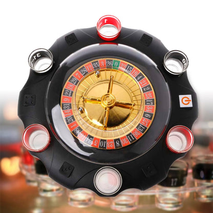 Electric Russian Lucky Wheel Roulette Wine Set