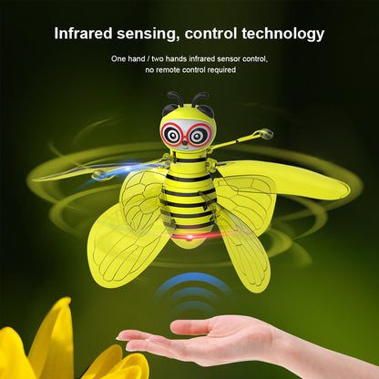 Mini Flying Ball Bee Toys - Rc Infrared Induction Drone Helicopter